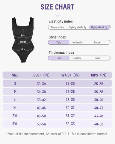 Snap Button Triangle Shaping Bodysuit