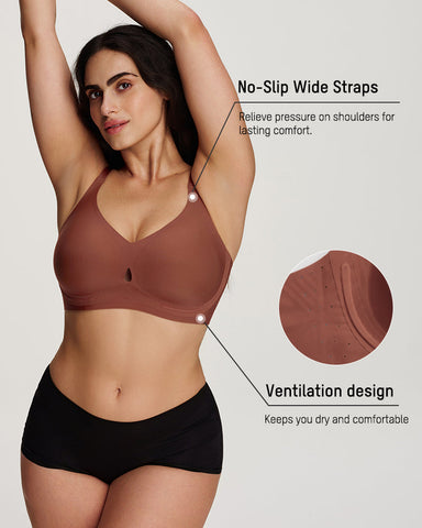 AirEase™ Teardrop Cutout Support Bra