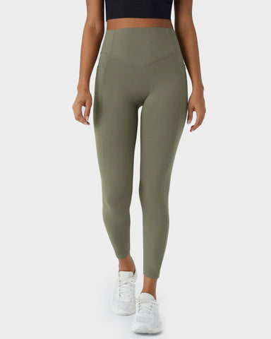 Tummy Control Butt-Lifting Training Leggings with Pockets