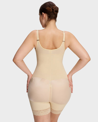 Tummy Control Butt Lifter Shaper with Zipper Crotch Fajas Colombianas