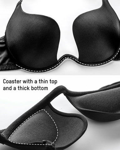 U-Shaped Backless Bra with Lift