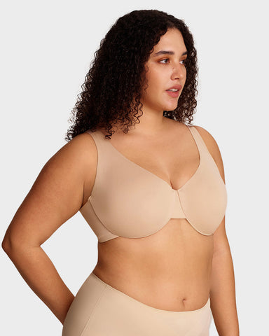 Underwire Adjustable Deep V-neck Bra