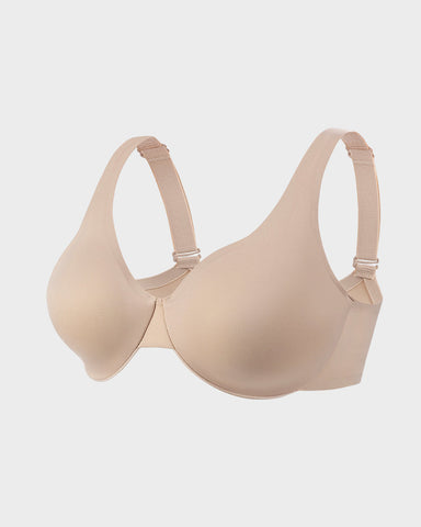 Underwire Adjustable Deep V-neck Bra
