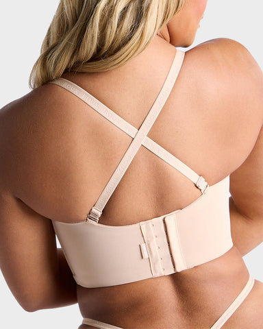 Wire-Free U-Plunge Strapless Multiway Bra