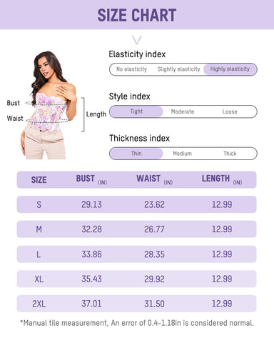 Lace-Up Tummy Control Corset Top