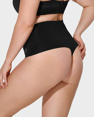 High-Rise Seamless Thong Panty(3 Pack)