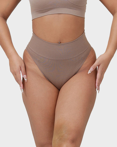 Seamless High Waist Tummy Control Brief Panty (3 Pack)