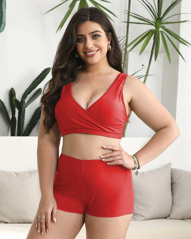 Built-in Bra Swim Romper