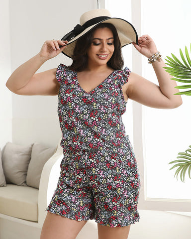 Built-in Bra Swim Romper